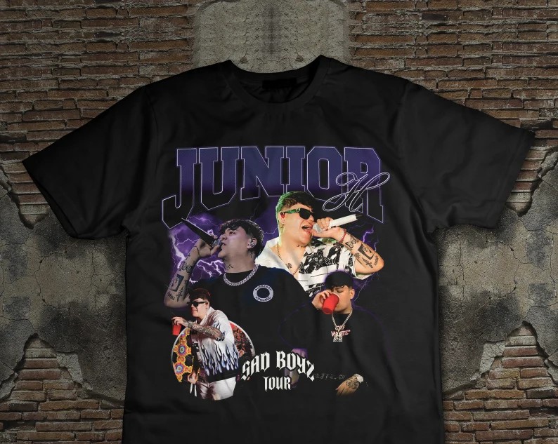 Junior H Sad Boyz Tour vintage look t-shirt